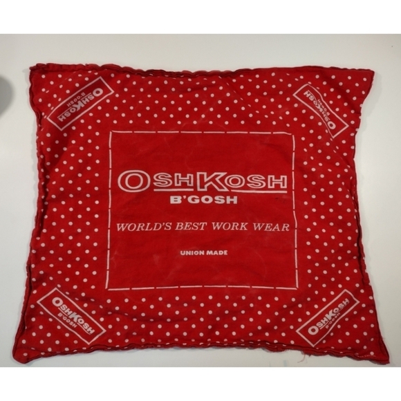 OshKosh B'gosh Red Polka Dot Bandana - Picture 1 of 8